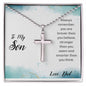 Cross Necklace, Best Christmas Gift Ideas, Birthday Gift For Son, To My Son Cross, Present From Mum And Dad For Son Birthday Gift Idea