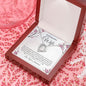 Forever Love Necklace With Message Card." To My Beautiful Wife"