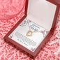 Forever Love Necklace With Message Card." To My Beautiful Wife"