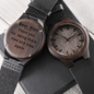 Best Man Engraved Wooden Watch -Anniversary Gift - Wooden Watch For Men - Boyfriend Birthday Gift - Groomsmen Gifts Personalized