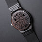 Engraved Wooden watch gift to my son from mom