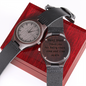 Best Man Engraved Wooden Watch -Anniversary Gift - Wooden Watch For Men - Boyfriend Birthday Gift - Groomsmen Gifts Personalized