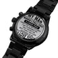 to my man personalized engraved wrist watch