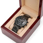 to my man personalized engraved wrist watch