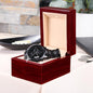 to my man personalized engraved wrist watch