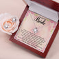 To My Beautiful Bride Necklace Gift Gift For Her Valentine's Gift Wife Gift Mother Jewelry Wife Poem Card gifts for bride . Sentimental