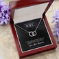 To My Wife Necklace, Wife Gift, Wife Birthday Gift, Wife Necklace, Anniversary Gift For Wife, Gift For Wife, Christmas Gifts For Wife