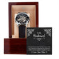 To My Husband Gift From Wife, Anniversary Gift For Him, To My Man Gift, Watches For Men, Luxury Watch For Him, Message Card Husband Watch