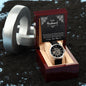 To My Husband Gift From Wife, Anniversary Gift For Him, To My Man Gift, Watches For Men, Luxury Watch For Him, Message Card Husband Watch