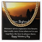 To My Boyfriend Cuban Chain Necklace Christmas Gift Gift for Fiancee Gold Necklace To My Boyfriend Gift For Him Boyfriend Chain