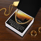 To My Boyfriend Cuban Chain Necklace Christmas Gift Gift for Fiancee Gold Necklace To My Boyfriend Gift For Him Boyfriend Chain