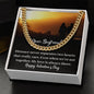 To My Boyfriend Cuban Chain Necklace Christmas Gift Gift for Fiancee Gold Necklace To My Boyfriend Gift For Him Boyfriend Chain