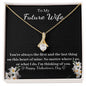 To My Future Wife Necklace Gift For Engaged future wife gift Wife-To-Be Gift Future Wife Gift To My Future Wife Necklace For Wife Wife