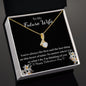 To My Future Wife Necklace Gift For Engaged future wife gift Wife-To-Be Gift Future Wife Gift To My Future Wife Necklace For Wife Wife