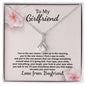 To My Girlfriend Necklace Gift Jewelry Gift Her Fitness Wife Gift Soulmate Necklace To My Wife Necklace Wife Heart Necklace Gift for