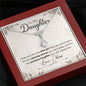 Gift for Daughter from Mom and Dad, Graduation Gift for Daughter To Our Daughter Necklace Love To Daughter Birthday College Graduation Gift