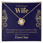 TO MY WIFE NECKLACE
