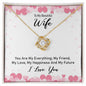 To My Wife Necklace Wife Necklace Anniversary Gift Wife Poem Card Husband To Wife Mom Necklace Necklace For Wife Wife Gifts For Her gift