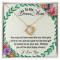Love Knot Necklace ,To My Bonus Mom Mother's Day Gift, Bonus Mom Gift, Bonus Mom Necklace, Stepmom Gift From Bride, Step Mom Gift, Stepmom Jewelry