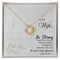 To My Wife Necklace, Wife Gift, Wife Necklace, Wife Birthday Gift, Anniversary Gift For Wife from Husband, Valentines Day Gifts For Wife