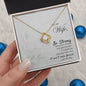 To My Wife Necklace, Wife Gift, Wife Necklace, Wife Birthday Gift, Anniversary Gift For Wife from Husband, Valentines Day Gifts For Wife