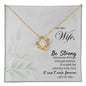 To My Wife Necklace, Wife Gift, Wife Necklace, Wife Birthday Gift, Anniversary Gift For Wife from Husband, Valentines Day Gifts For Wife