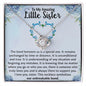 To My Little Sister Necklace Gift Little Sister Gift Dearest Sister Gift Sister Jewelry Necklace for sister My Best Friend Sister Gift