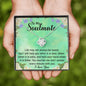 To My Soulmate Necklace Valentines Day Gift Valentines Necklace Soulmate Card gift for fiancé Wife Soulmate Gift Unique Gift For Him To My