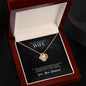 To My Wife Necklace, Wife Gift, Wife Necklace, Wife Birthday Gift, Anniversary Gift For Wife from Husband, Valentines Day Gifts For Wife