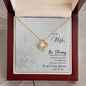 To My Wife Necklace, Wife Gift, Wife Necklace, Wife Birthday Gift, Anniversary Gift For Wife from Husband, Valentines Day Gifts For Wife