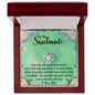 To My Soulmate Necklace Valentines Day Gift Valentines Necklace Soulmate Card gift for fiancé Wife Soulmate Gift Unique Gift For Him To My
