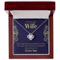 TO MY WIFE NECKLACE