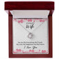 To My Wife Necklace Wife Necklace Anniversary Gift Wife Poem Card Husband To Wife Mom Necklace Necklace For Wife Wife Gifts For Her gift