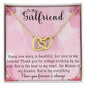To My Girlfriend Necklace Valentines Day Gift Heart Necklace You Complete Me Gift For Her I Love You Gift anniversary gift Jewelry Gift