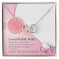 Necklace Gift For Nurse Wife, Nurse Wife Gift Ideas, Necklace For Nurse Wife With Love Message, Gift For Nurse Wife From Husband