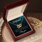 To My Girlfriend Necklace Necklace Set Anniversary Gifts Anniversary Jewelry Gift Her for Valentine's