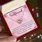 To My Girlfriend Necklace Valentines Day Gift Heart Necklace You Complete Me Gift For Her I Love You Gift anniversary gift Jewelry Gift