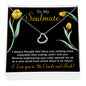 To My Soulmate Love Dancing Necklace with Message card.