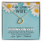 To My Wife Necklace, Anniversary Gift For Wife, Wife Birthday Gift, Gift For Wife, Wife Necklace, Mothers Day Gift For Wife Personalized