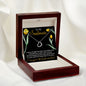 To My Soulmate Love Dancing Necklace with Message card.