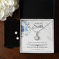 To My Unbiological Sister Necklace Gift For Best Friend, Jewelry To My Best Friend, BFF Birthday Gift, Unbiological Sister Gifts