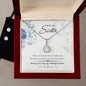 To My Unbiological Sister Necklace Gift For Best Friend, Jewelry To My Best Friend, BFF Birthday Gift, Unbiological Sister Gifts