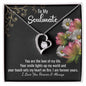 To My Soulmate Necklace Gift for Girlfriend Wife Gifts Anniversary Gift Necklace Set Girlfriend Necklace For Wife Valentine For Girlfriend
