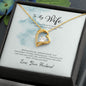 To My Wife Necklace, Anniversary Gift For Wife, Wife Birthday Gift, Gift For Wife, Wife Necklace, Mothers Day Gift For Wife Personalized