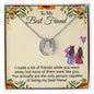 Best Friend Necklace Gift with Message Card