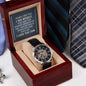 To My Son Open Work Wrist Watch Gift Gift from Mom Son Gifts from Dad Openwork Watch Watches For Men To My Son Gift Mother to Son Gifts Son
