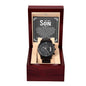 To My Son Wrist Watch Gift Son's Birthday Holiday Gift Men's Watches Son Christmas Gift Son Wedding Gift Dad Watch Men's Wrist Watch Son's