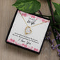 To My Wife Necklace Husband To Wife Bride to be Gift Fiancee Gifts Necklace for Wife Heart Heart Necklace Wedding Day Gift Wife Girlfriend