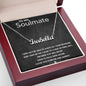 To My Soulmate Custom Name Necklace Gold Girlfriend heart necklace Christmas Gift Anniversary Boyfriend Gift For Her Gift For Soulmate Jewel