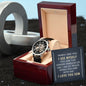 To My Son Open Work Wrist Watch Gift Gift from Mom Son Gifts from Dad Openwork Watch Watches For Men To My Son Gift Mother to Son Gifts Son